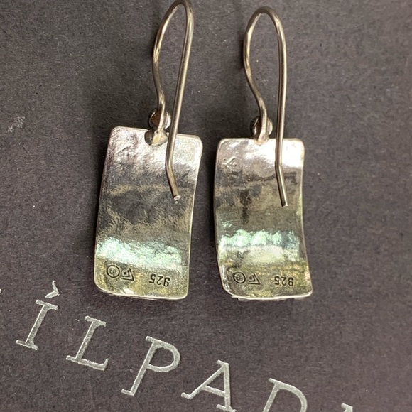 SILPADA Sterling Silver Filagree scroll Earrings - Picture 3 of 4